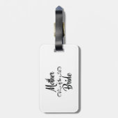 花嫁の母-おもしろいなリハーサルの夕食 ラゲッジタグ (裏面縦)