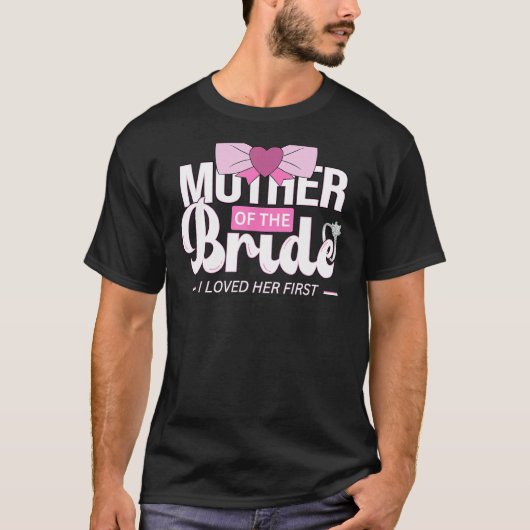 花嫁の母 ウェディングやバチェラーパーティー Tシャツ (正面)