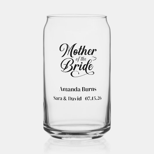 花嫁の母 ガラス缶 (正面)