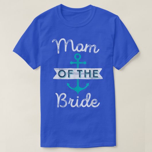 花嫁の母 ギフト ファン マザー ママ 航海 楕円形 結婚式 Tシャツ (デザイン正面)