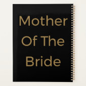 花嫁の母 ゴールド ブラック ウェディング ギフト お祝い品 プランナー手帳 (裏面)