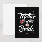 花嫁の母 サンキューカード (正面/裏面)