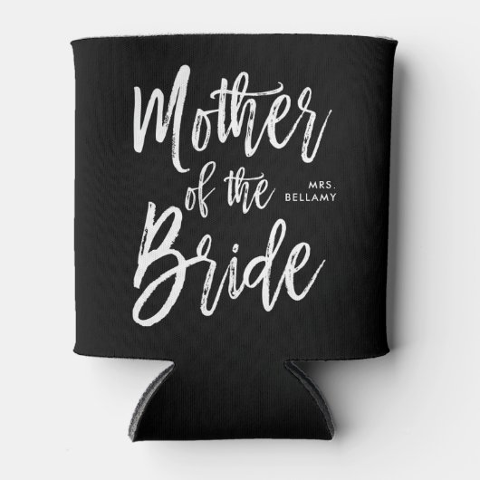 花嫁の母 |スクリプトスタイルカスタム結婚式 缶クーラー (正面)