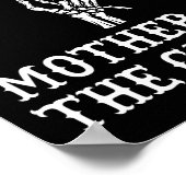 花嫁の母 スケルトン ゴシック バチュラー ウェディング ポスター (角)