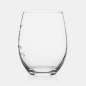 花嫁の母 ステムなしワイングラス (左)