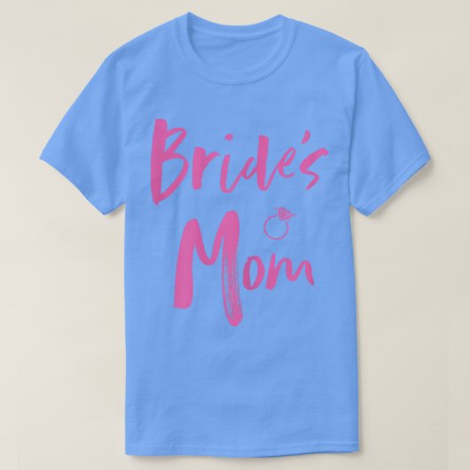 花嫁の母 ピンクの結婚式 Tシャツ (デザイン正面)