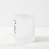 花嫁の母 フロストグラスマグカップ (中央)