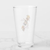 花嫁の母 フローラル タンブラーグラス (裏面)