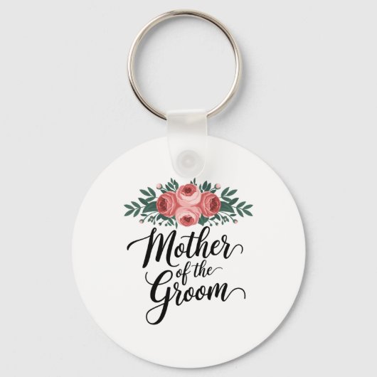 花嫁の母 ブライダルシャワーの花 新婦の母 花 キーホルダー (正面)