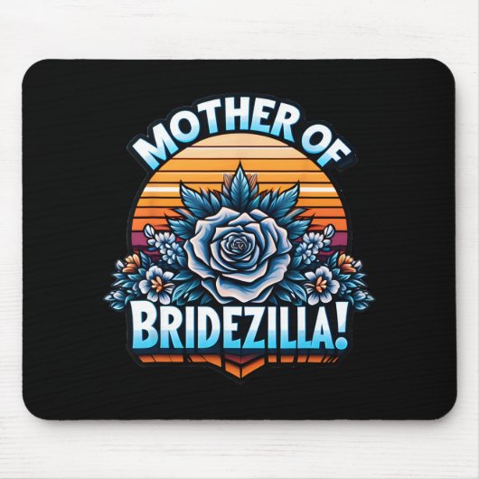 花嫁の母 ブライドジラの母 面白い 母 マウスパッド (正面)
