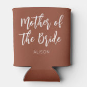 花嫁の母 ブラウン テラコッタ ウェディング 缶クーラー (裏面)