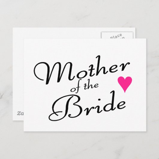 花嫁の母 ポストカード (正面/裏面)