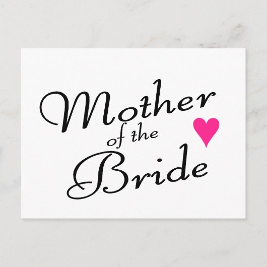 花嫁の母 ポストカード (正面)