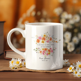 花嫁の母 マグカップ|ありがとう コーヒーマグカップ