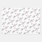 花嫁の母 ラッピングペーパー フラットシート 3枚セット ラッピングペーパーシート (正面)
