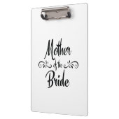 花嫁の母 – リハーサルおもしろいディナー クリップボード (左)