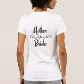 花嫁の母 – リハーサルおもしろいディナー Tシャツ (裏面)