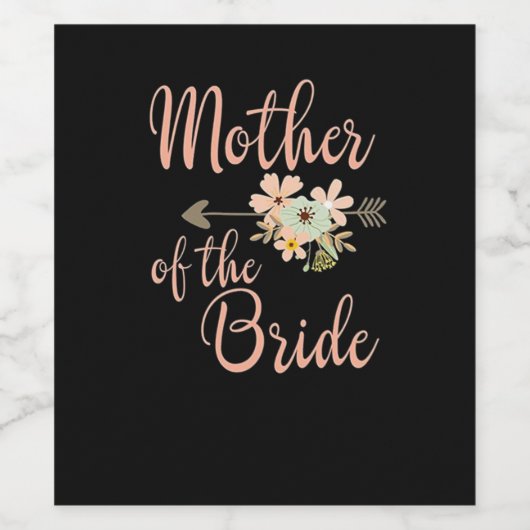 花嫁の母 ワインラベル (シングルラベル)