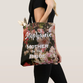 花嫁の母、名前、多くの花のフローラ トートバッグ
