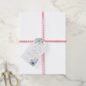 花嫁の母 席予約済み（ダスティブルー） ギフトタグ (より糸付き)