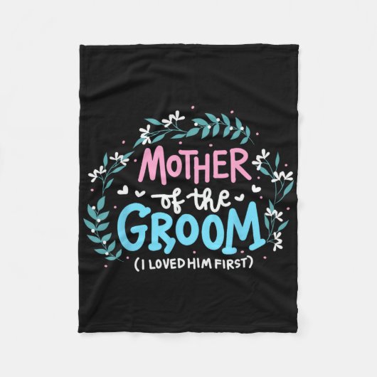 花嫁の母 私が彼を最初に愛したの 7 フリースブランケット (正面)