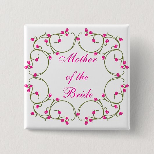 花嫁の母 缶バッジ (正面)