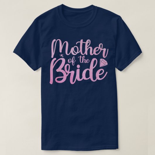 花嫁の母 花嫁のパーティー 女性 母親 ブライズシャワーB Tシャツ (デザイン正面)