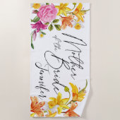 花嫁の母、花嫁の母 ビーチタオル (正面)