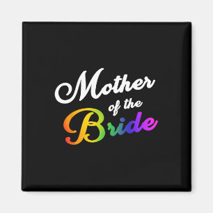 花嫁の母Tシャツ ゲイ レズビアン LGBT ブライダルパーティー マグネット