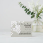 花嫁の毛および化粧の名刺 名刺 (スタンド正面)