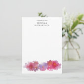 花嫁の水彩フローラアドバイス エンクロージャーカード (スタンド正面)