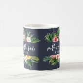 花嫁の水彩フローラ コーヒーマグカップ (中央)