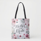 花嫁の水彩画のトートバックの母 トートバッグ (正面)