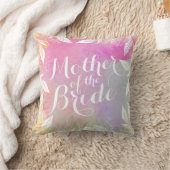 花嫁の水彩画の装飾用クッションの母 クッション (ブランケット)