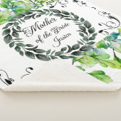 花嫁の水色の葉の母ビクトリアン シェルパブランケット (3/4)