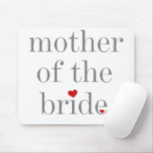 花嫁の灰色の文字の母 マウスパッド (マウス)