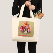 花嫁の熱帯トートバックの母 ラージトートバッグ (正面(商品))