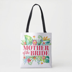 花嫁の熱帯行先の結婚式の母 トートバッグ