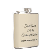 花嫁の父のためのカスタマイズ可能な水 フラスク (右)