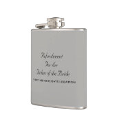 花嫁の父のためのカスタマイズ可能な水 フラスク (左)
