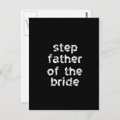 花嫁の父のステップ ポストカード (正面/裏面)