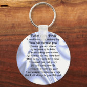 花嫁の父の詩 – ブルーシルク キーホルダー (正面)