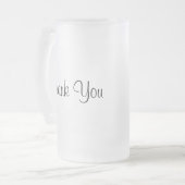 花嫁の父はTankard感謝していしています フロストグラスビールジョッキ (正面左)