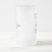 花嫁の父はTankard感謝していしています フロストグラスビールジョッキ (中央)