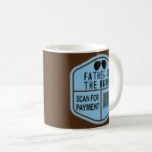 花嫁の父をスキャン結婚する コーヒーマグカップ (正面右)