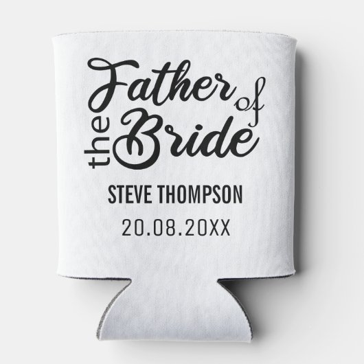 花嫁の父を作成する 缶クーラー (裏面)