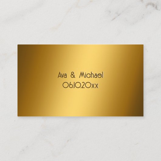 花嫁の父ゴールデン 名刺 (裏面)