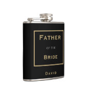 花嫁の父タイポグラフィ フラスク (右)