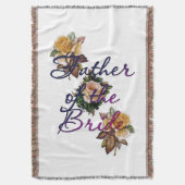 花嫁の父フローラ スローブランケット (正面縦)