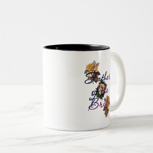 花嫁の父フローラ ツートーンマグカップ (正面右)